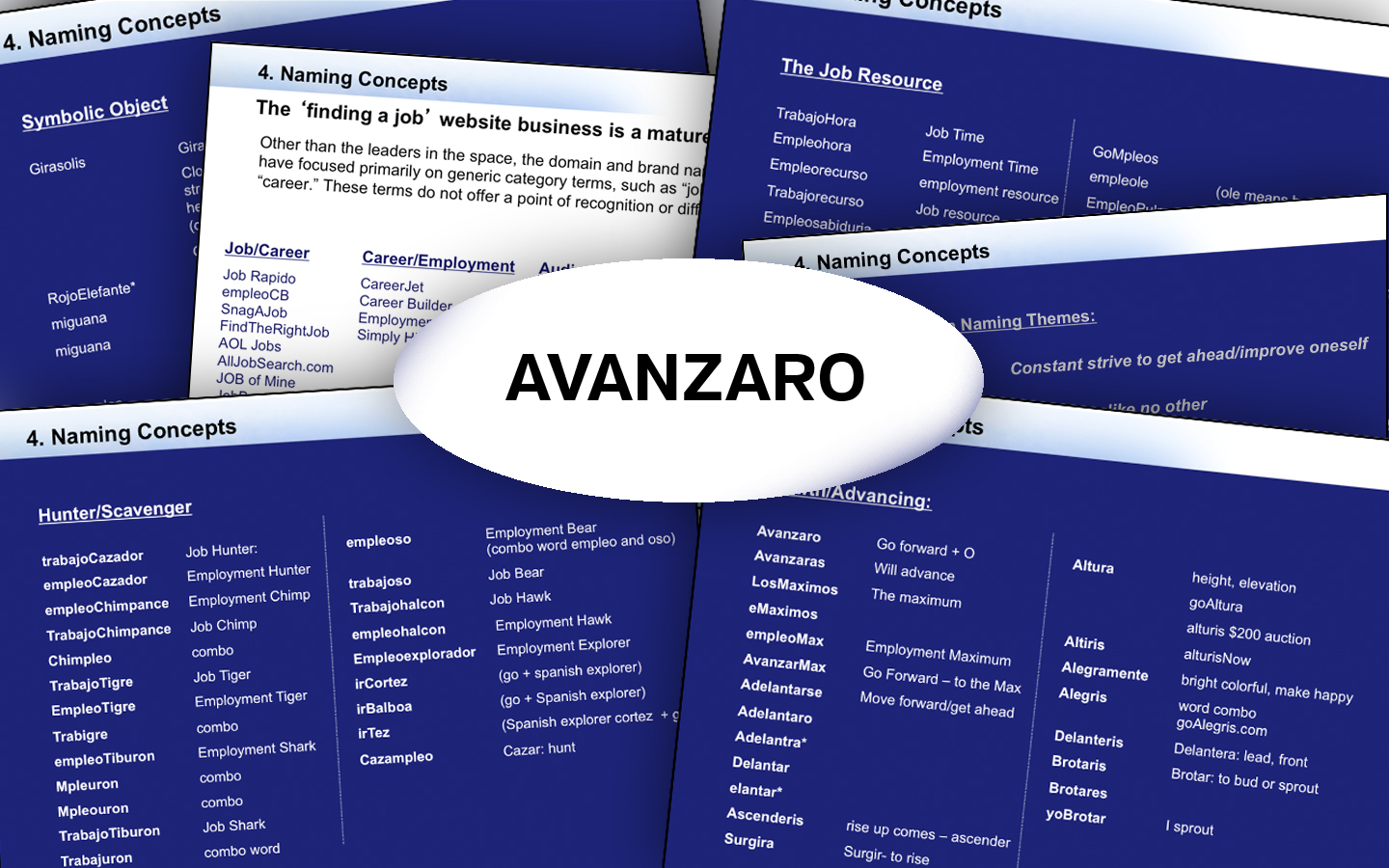 <p>Name development</p>