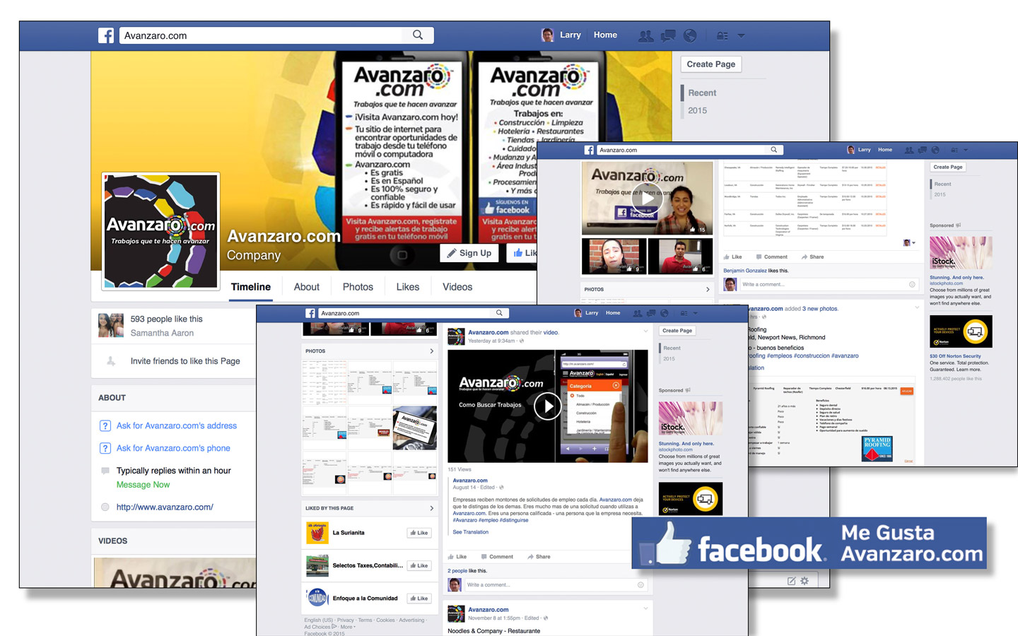 <p>Social Media content development and management</p>